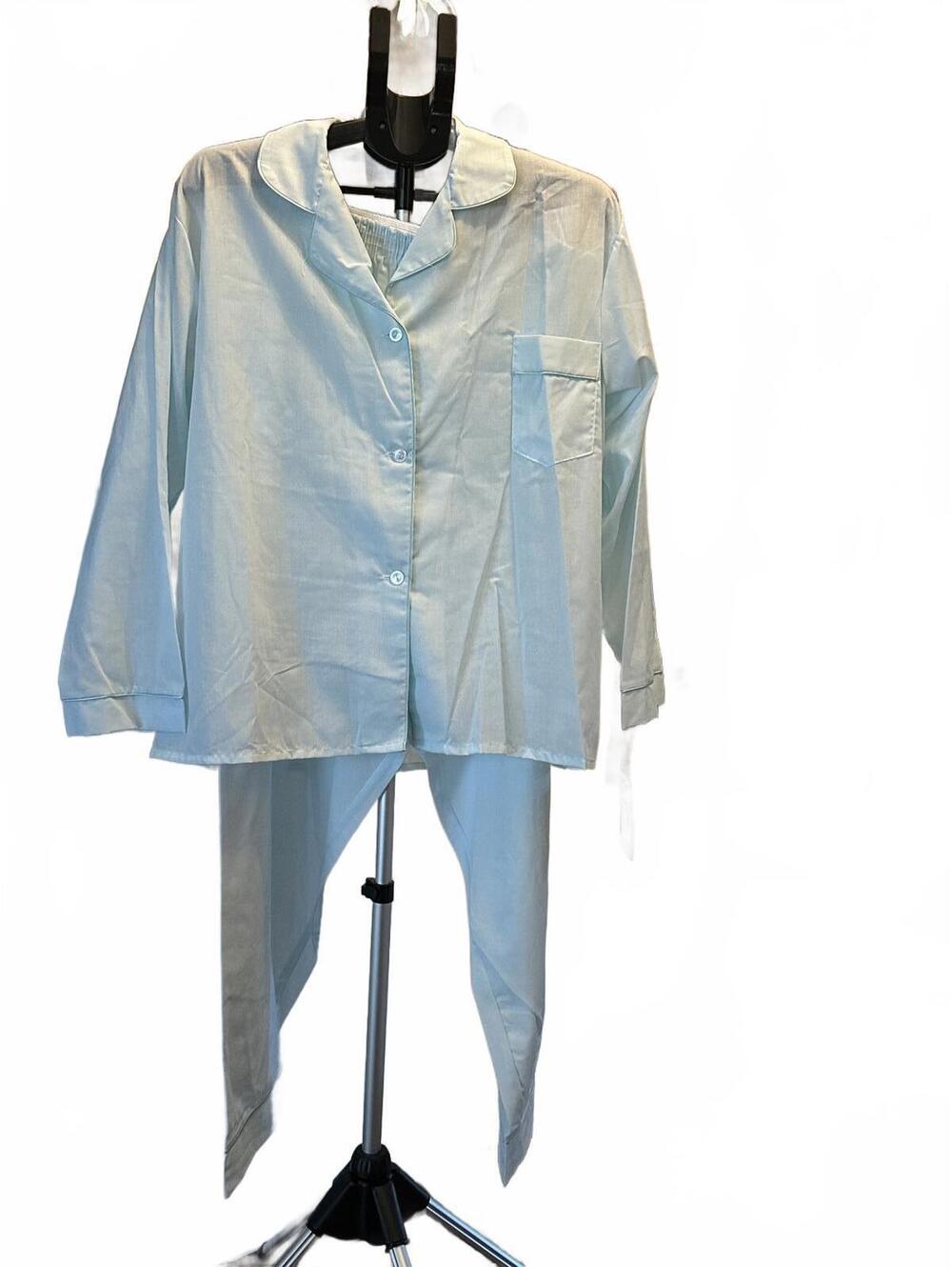 PebbleBrook Women’s Light Blue Pajama Set 3X NWT